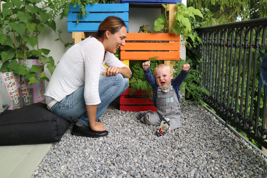 Gemüse Anbau auf Balkon