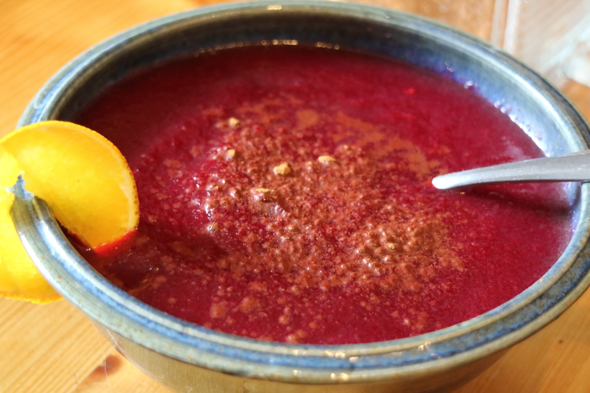 Rezept: Rote Beete Suppe mit Orange &amp; Ingwer – Paradiesgarten Maag